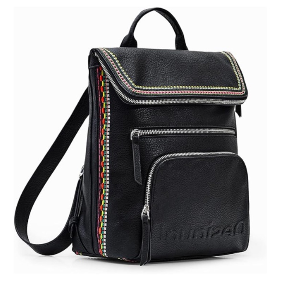 DESIGUAL Mochila Mujer Back Raven Nerano Negra